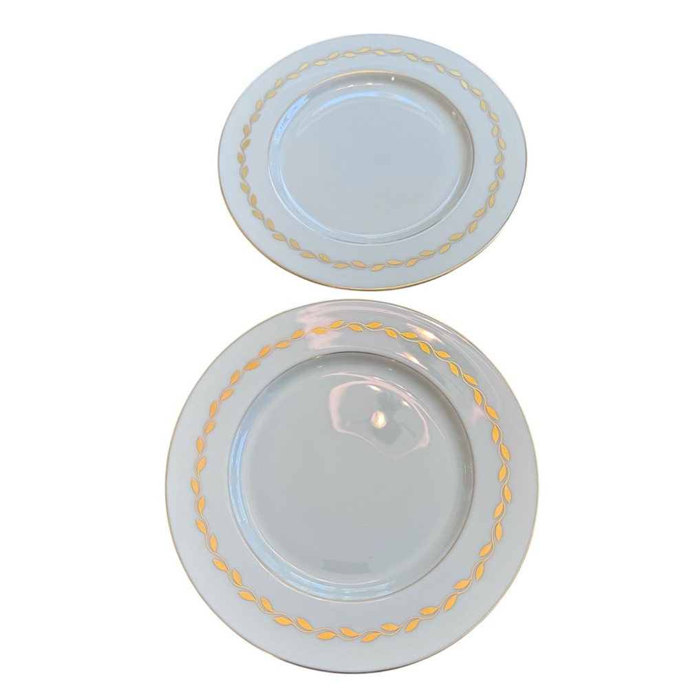 LENOX GOLDEN WREATH Dinner Plate 10.5" Set Of 2